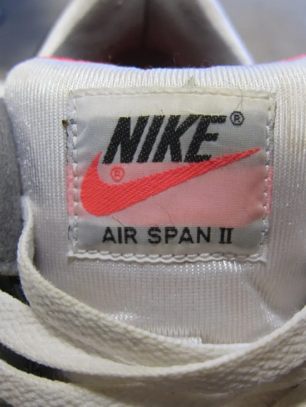 Nike Air Span 2 Men's 12 HotCoral/Wolf Grey/White/Black Shoe's AH8047-005